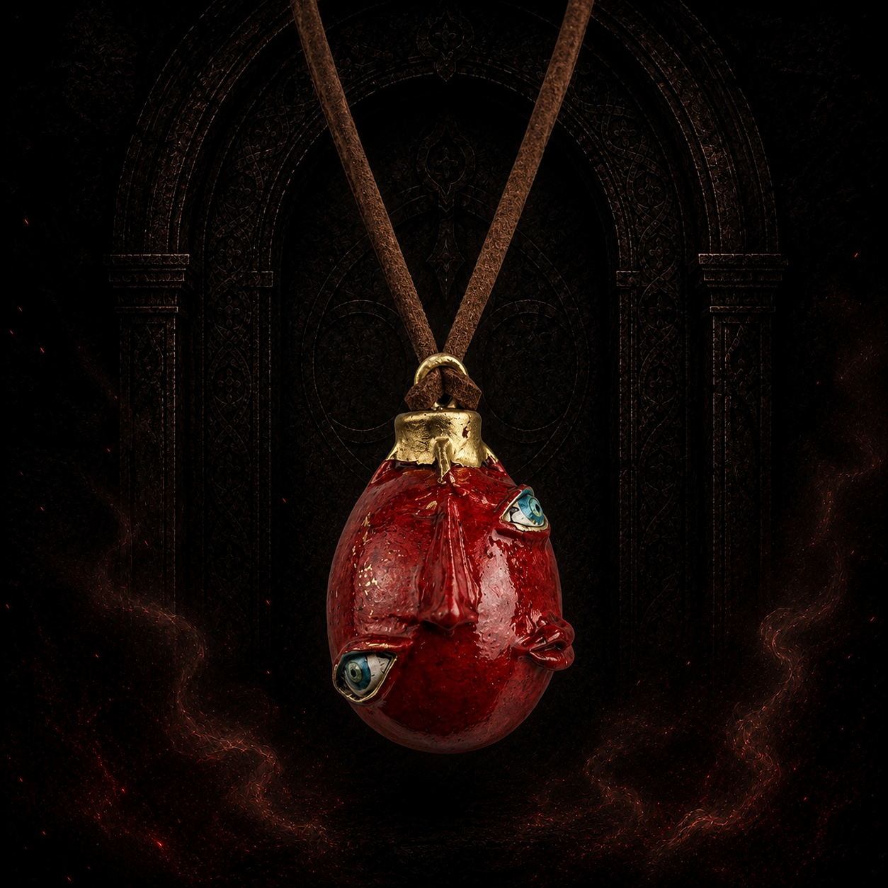 Crimson Relic Pendant