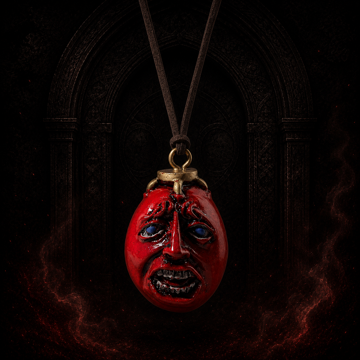 Crimson Relic Pendant