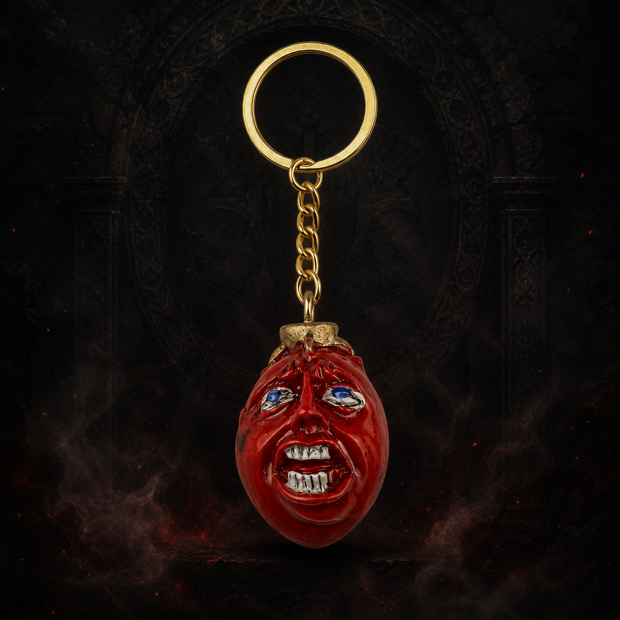 Crimson Relic Keychain