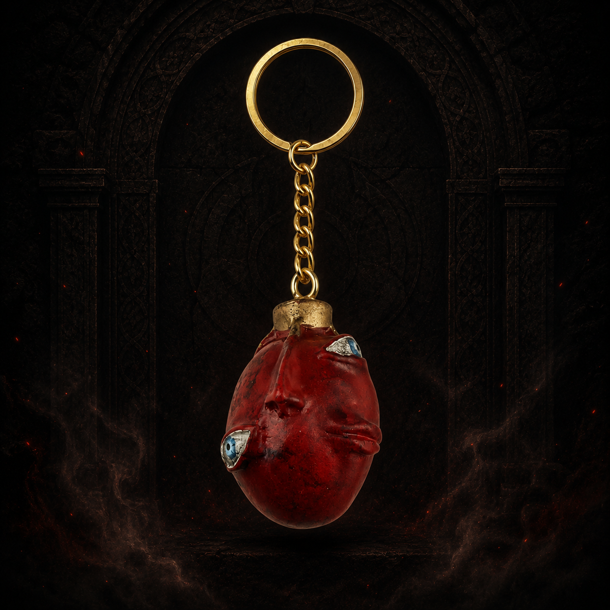 Crimson Relic Keychain