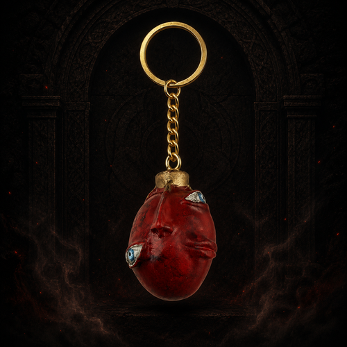 Crimson Relic Keychain